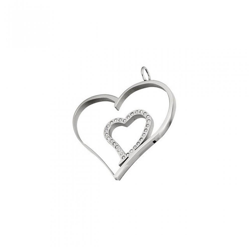 Accented Heart Pendant