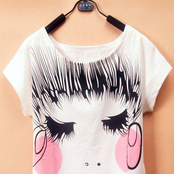 Ladies Printed Round Neck T-Shirt