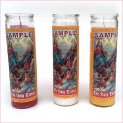 Religious Jar Candle