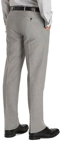 Buy LOUIS PHILIPPE Textured Linen Slim Fit Mens Formal Wear Trousers   Shoppers Stop