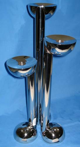 Item Code - 04468 Aluminum Taper Candle Holders