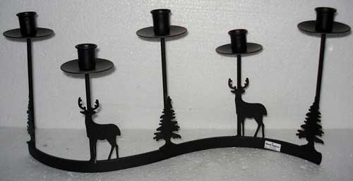 Item Code - 2126 Wrought Iron Taper Candle Holders