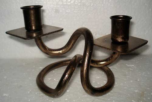 Item Code - 2365 Wrought Iron Taper Candle Holders
