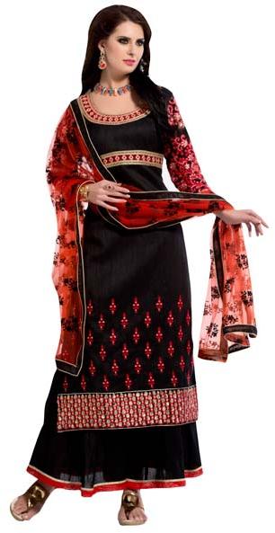 Partywear Designer Embroidered Salwar Suit