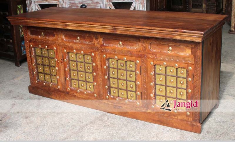 Indian Antique Wooden Wedding Counter