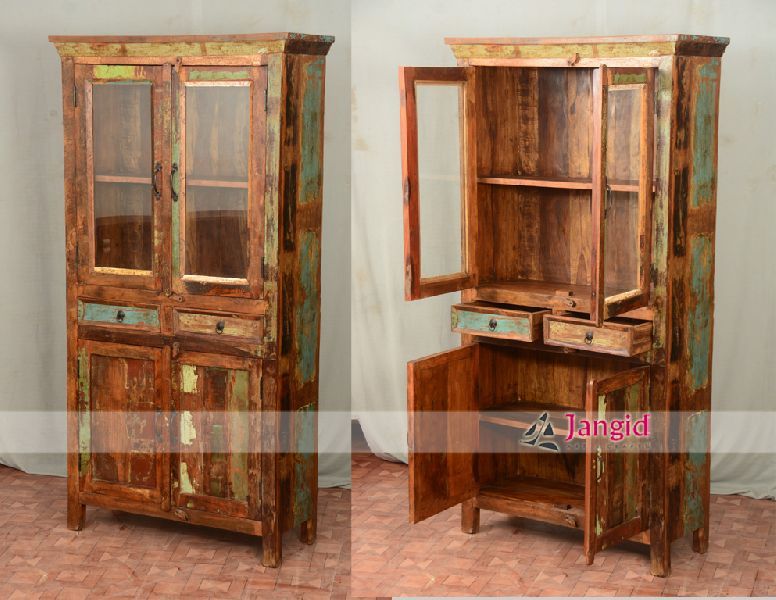 Buy Reclaimed Wood Bedroom Almirah Design from Jangid Art ...