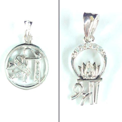 925 silver shree pendant