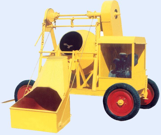 Concrete Mixer Machine With Hopper Manufacturer in Amreli Gujarat India