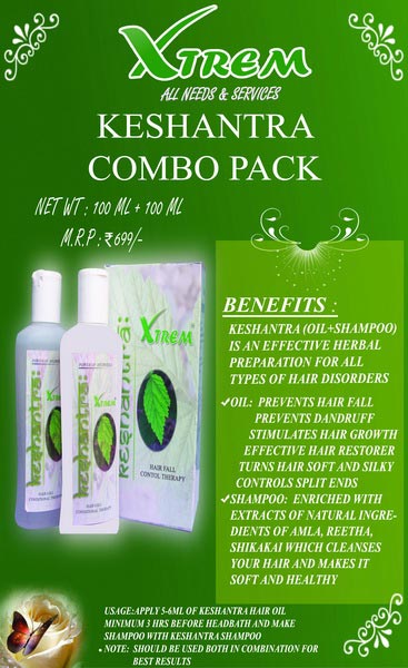 Xtrem-keshantra  Hair Oil + Shampoo