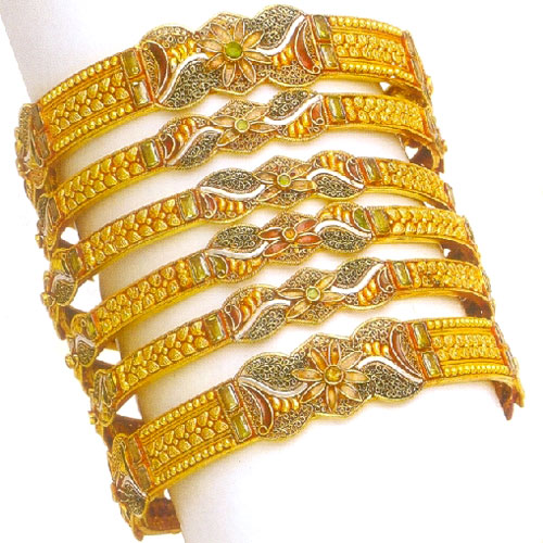 gold bangles