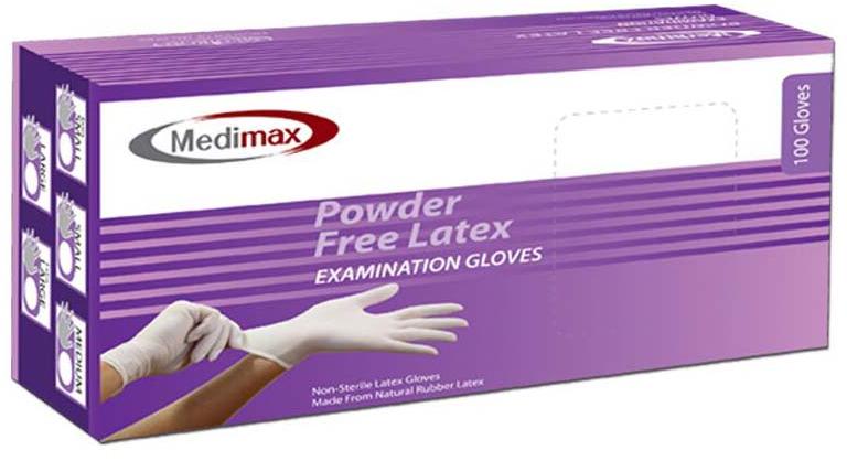 Medimax Latex Powder Free Examination Gloves
