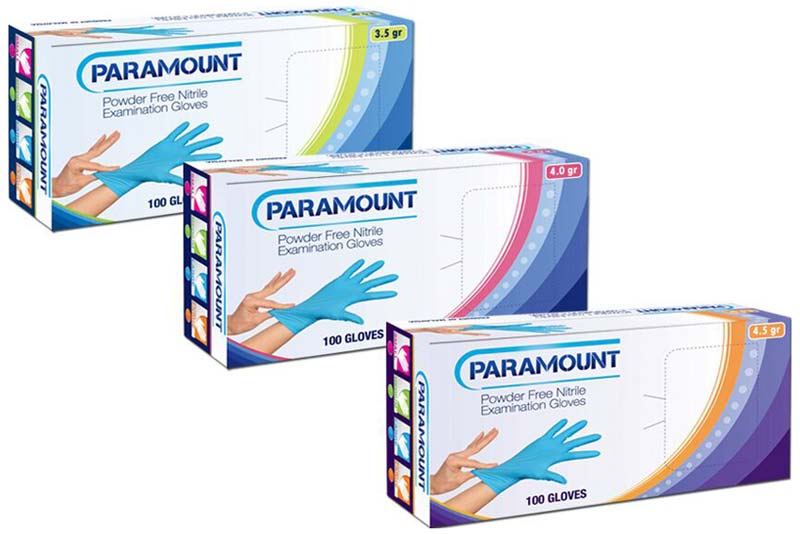 Paramount Nitrile Powder Free Examination Gloves