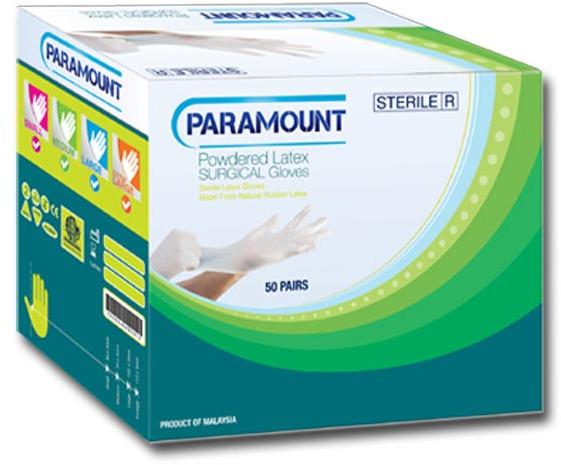 Paramount Powdered Latex Surgical Gloves 10gr