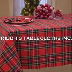 Tartan Plaid Tablecloths