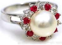 Pearl Stone Rings, Occasion : Casual Wear, Party Wear