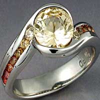 Topaz Stone Rings, Occasion : Casual Wear