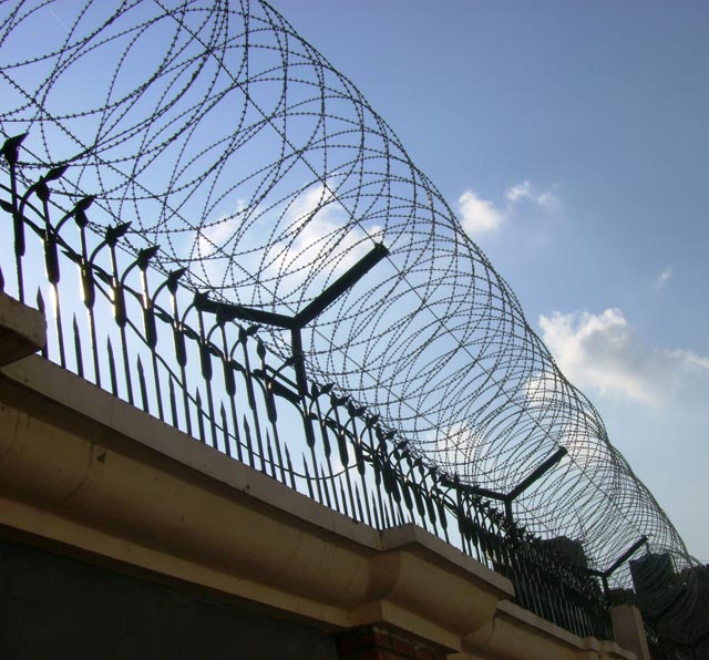 Rounded Razor Wire With Sharp Blade