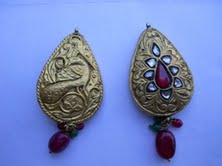 Antique Gold Earrings