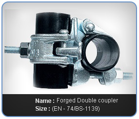 Forged Double Coupler