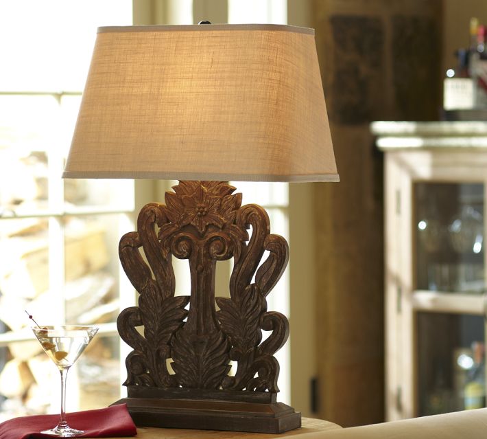 Blair Carved Table Lamp