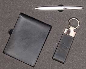 Wallet, Pen & Keychain Set
