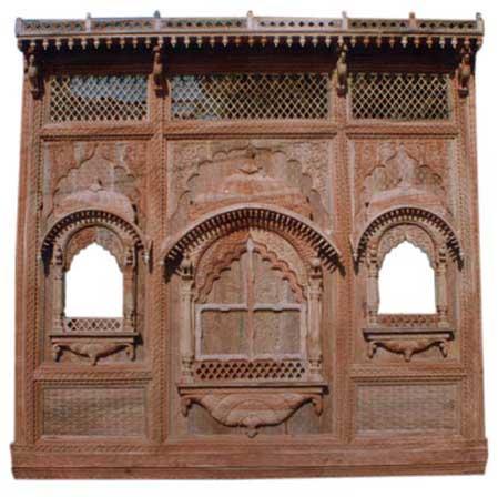 Wooden Jharokha