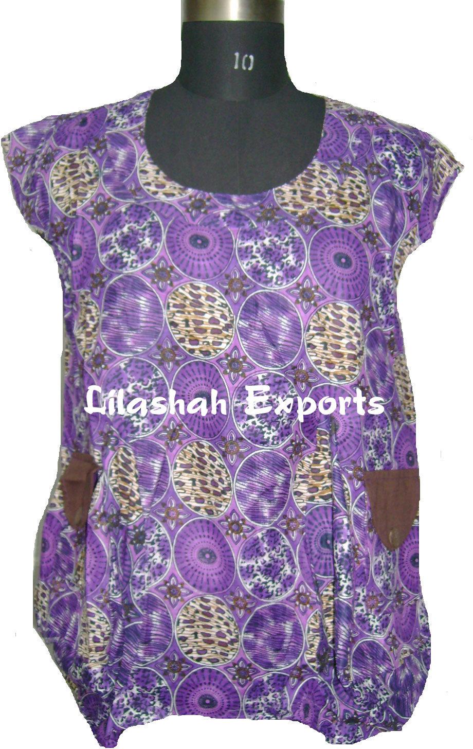 2857 Cotton Printed Top