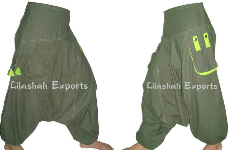 Cotton Afgani Trousers, Aladdin Trousers, Alibaba Pants Trousers, Afgano Harem Pant ,Ropa Vetements  - (inde De Ropa 2543)
