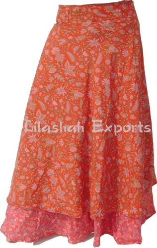 Item Code : 2111 full length Silk Skirt