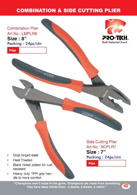 Combination and Side Cutting Plier