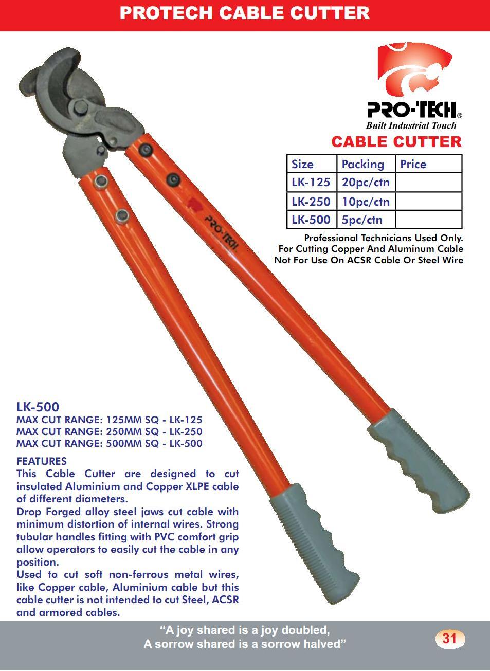 Pro Tech Cable Cutter