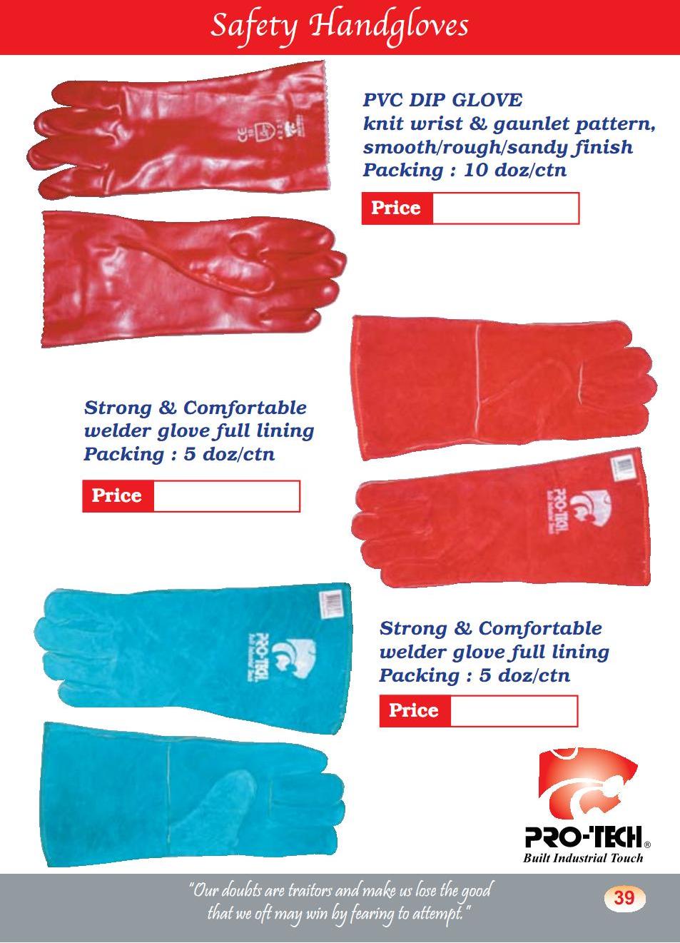 Safety Hand Glloves/Welding Gloves