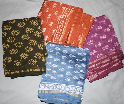 Daboo Prints Saree, 100% Hand Woven