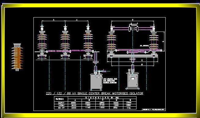 Single Center Break Isolator