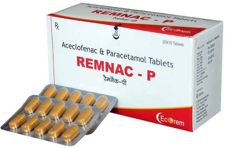 Remnac P Tablets By Ecorem Healthcare Pvt Ltd Remnac P Tablets From Mysore Id