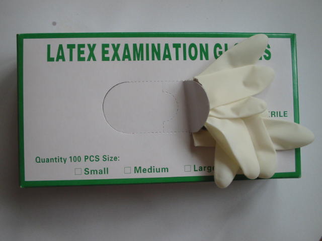 latex examination gloves