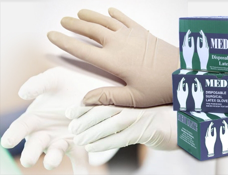 sterile surgical gloves