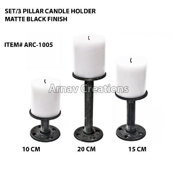 Pillar Candle Holder Set