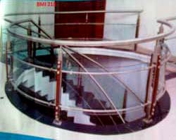 Jindal Stainless Steel Glass Stair Railings