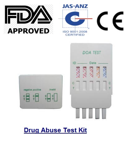 Five Panel Doa Test Kits