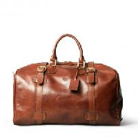 leather travel bag