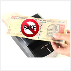 Fake currency detector machine