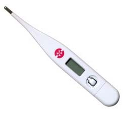 Aero+ PVC plasic digital thermometer, for Body Temperature, Color : White