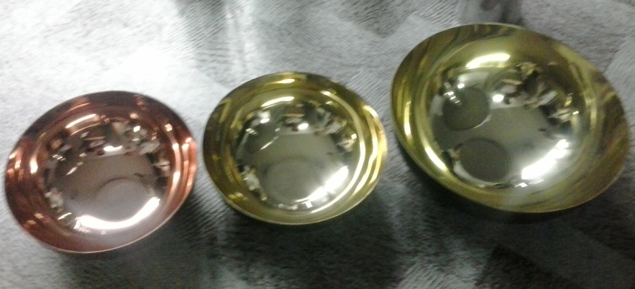 Steel Bowls in Plating Finishes