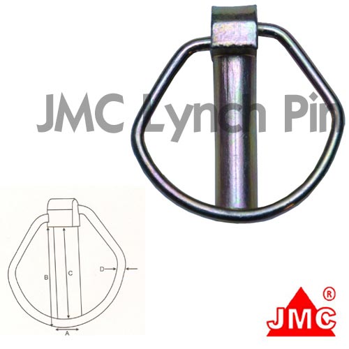 Fine Grade Raw Material D Ring Linch Pin, Feature : High Tolerance Power