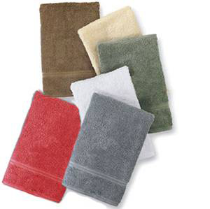 Solid Colored Terry Glove, Soap Towel