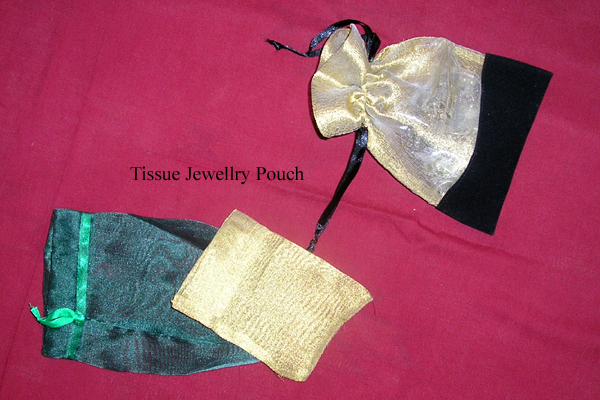 Tissue Jewellery Pouch