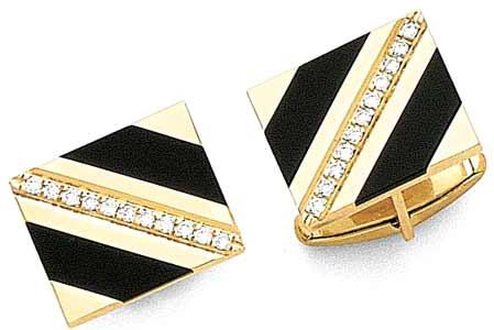 DC-05 Diamond Cufflink, Feature : Attractive Designs, Colorful, Fine Finishing, Perfect Shape