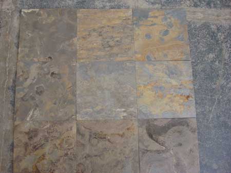 Multi Gold South Slate Tiles