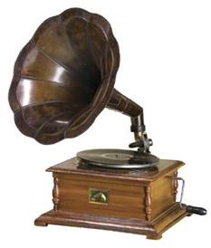 Antique Square Gramophone